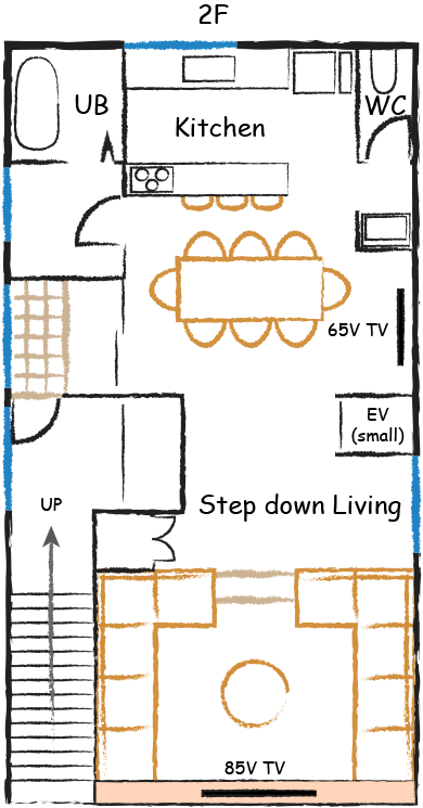 TJ studio 間取り図